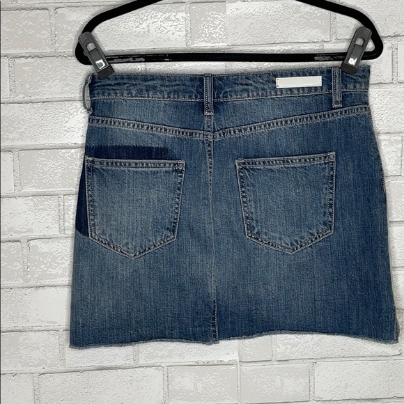 Cello Patchwork Denim Mini Skirt - Picture 4 of 9